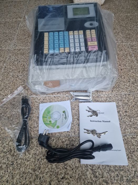 caixa registadora eletrónica de 48 teclas