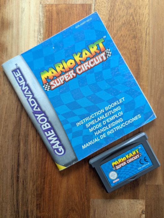 Mario Kart Super Circuit GBA Game Boy Advance