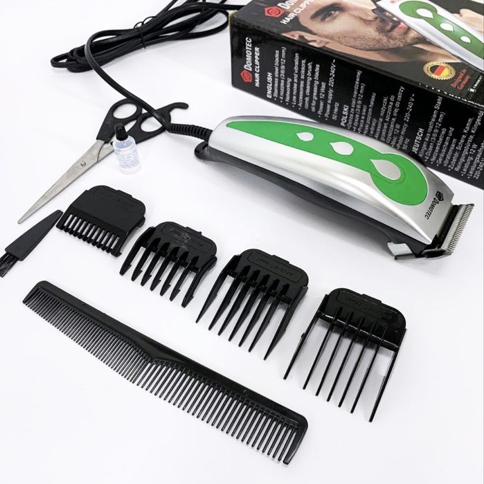 Машинка для стрижки с комплектом. Машинка для стрижки волосся