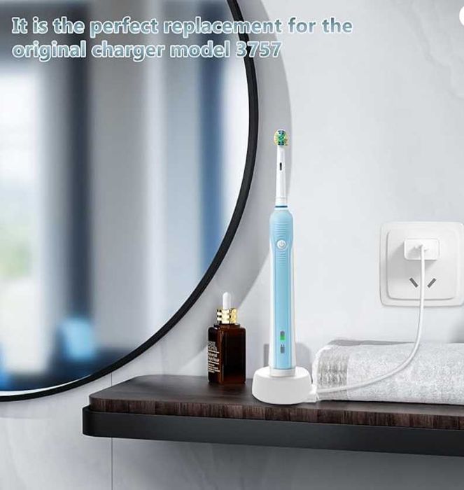 Ładowarka Elektryczna Szczoteczka Do Zębów USB Wodoszczelna Typu 3757