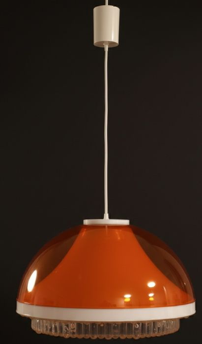 Lampa wisząca Space Age lata 70te UFO