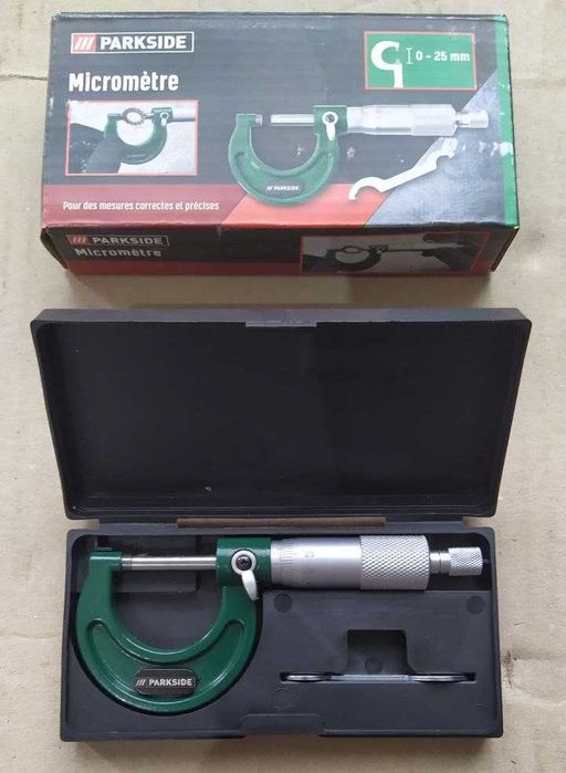 Микрометр (0-25 мм) PARKSIDE Germany (осталось мало)