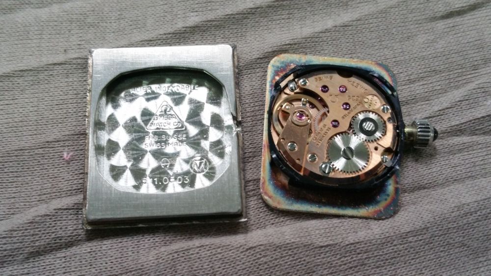 Relogio Omega De Ville mecânico.