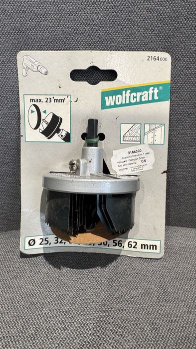 Wolfcraft otwornica 7 brzeszczotów ø25-62 x 18mm
