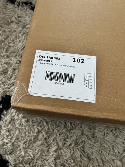 Taca ozdobna marmurowa Westwing