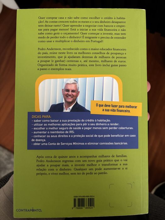 Livro Contas Poupança - As melhores dicas - Pedro Andersson