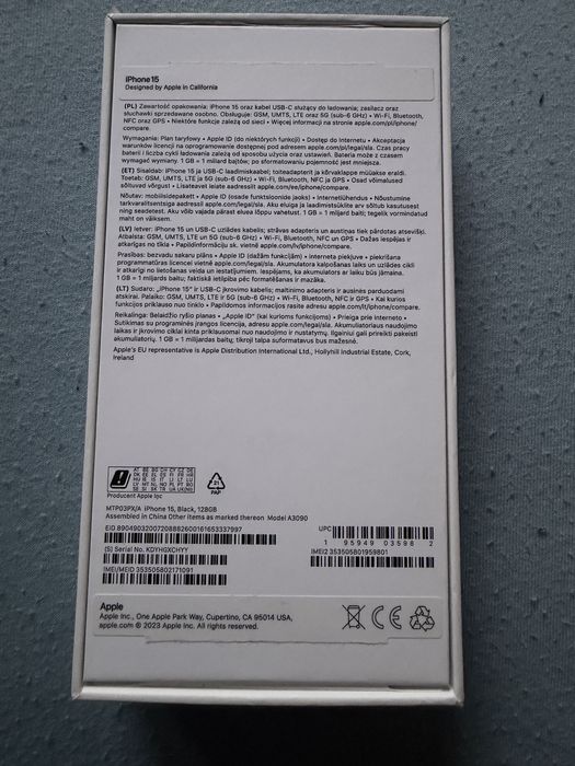 Iphone 15 128gb w bardzo dobrym stanie