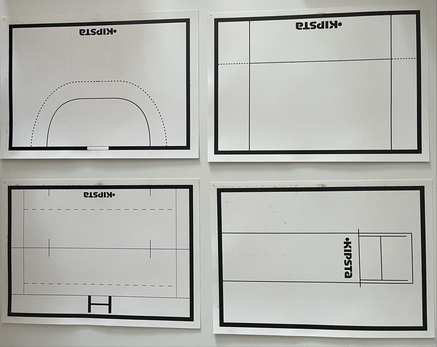 Teczka magnetyczna KIPSTA dla trenera planowanie taktyki