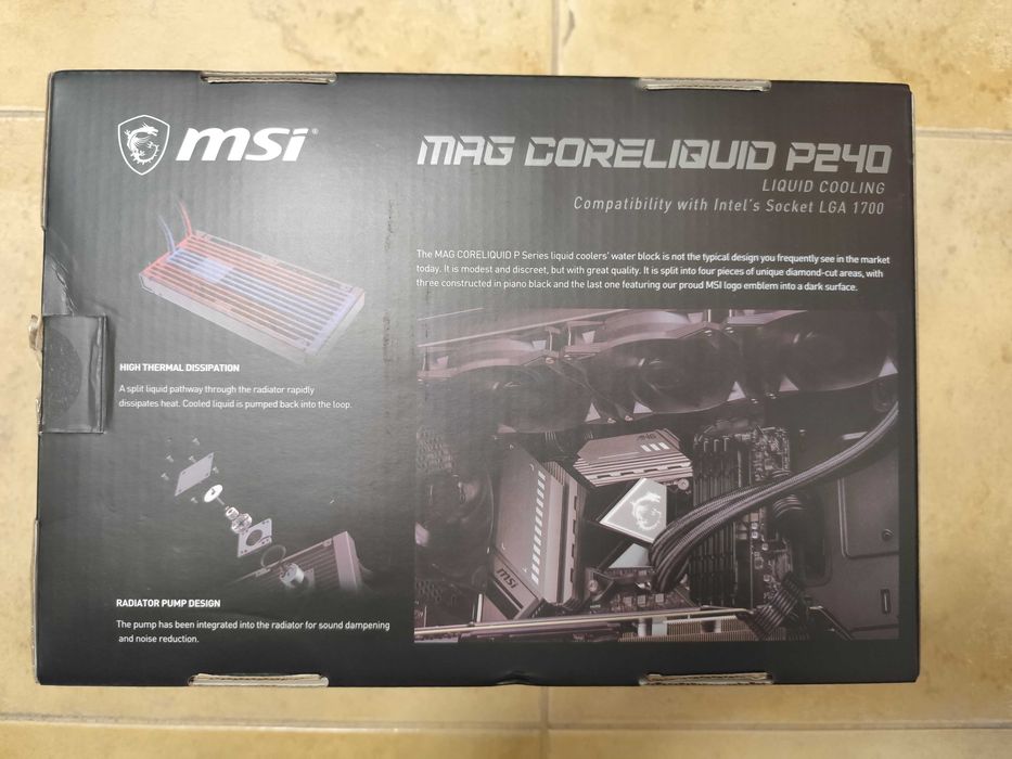 MSI MAG CoreLiquid P240 Watercooler - Liquid Cooling Kit64551902022530121