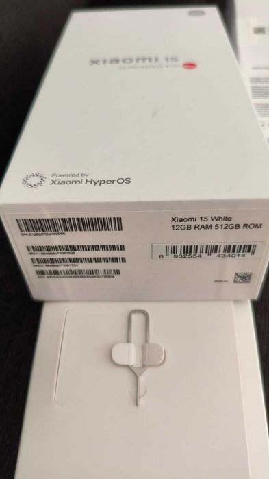 Xiaomi 15 Branco 12gb 512gb como NOVO fatura 4-3-2025