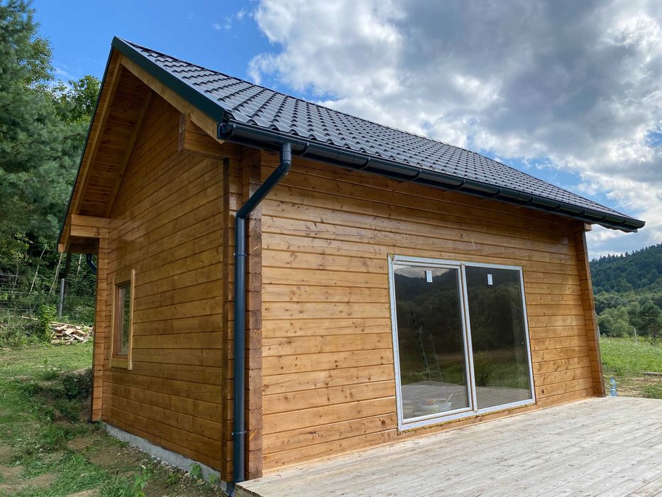 Dom z bali profilowanych 70m2