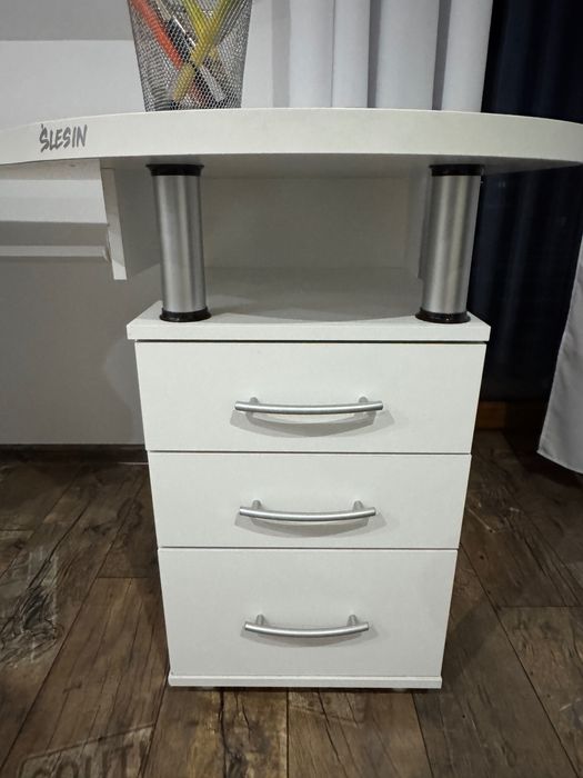 Biurko narożne DUŻE MASYWNE 160x100x60