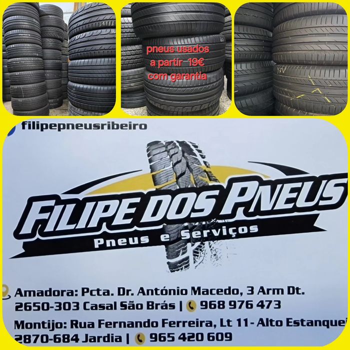 Pneus usados, ocasião seminovos amadora, montijo