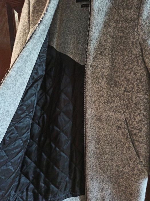 Płaszcz z domieszką wełny