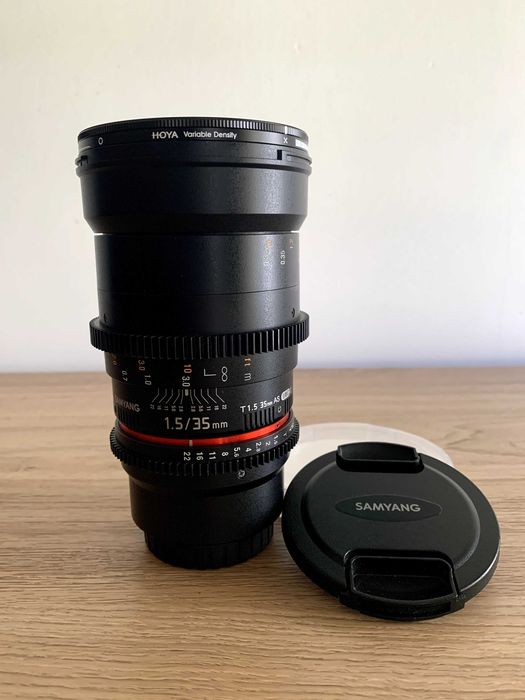 Samyang MFT T.15 35mm + Filtro ND Variável HOYA