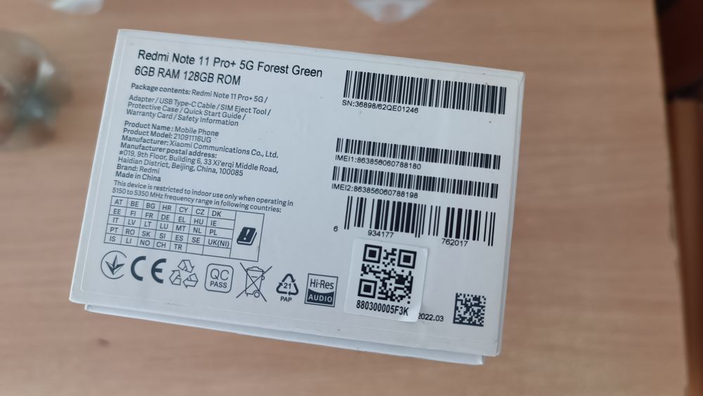 Redmi Note 11 Pro+ 5G