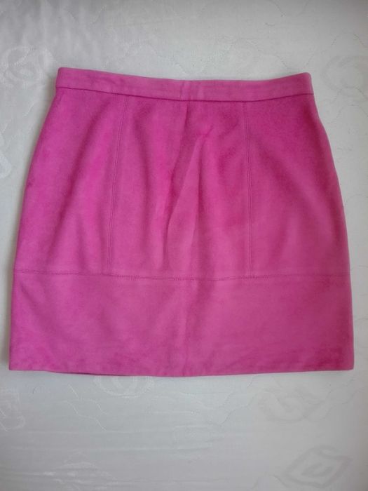 różowa krótka spódnica, spódniczka 36/38