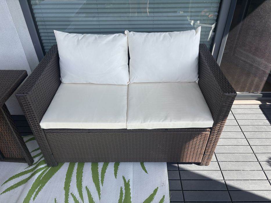 Zestaw mebli tarasowych technoratan VidaXL - OKAZJA