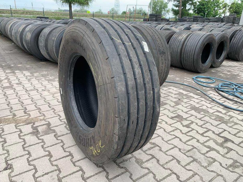 Opona ciężarowa używana naczepowa 385/65R22.5 ATHOS HG2144 / 13-14mm