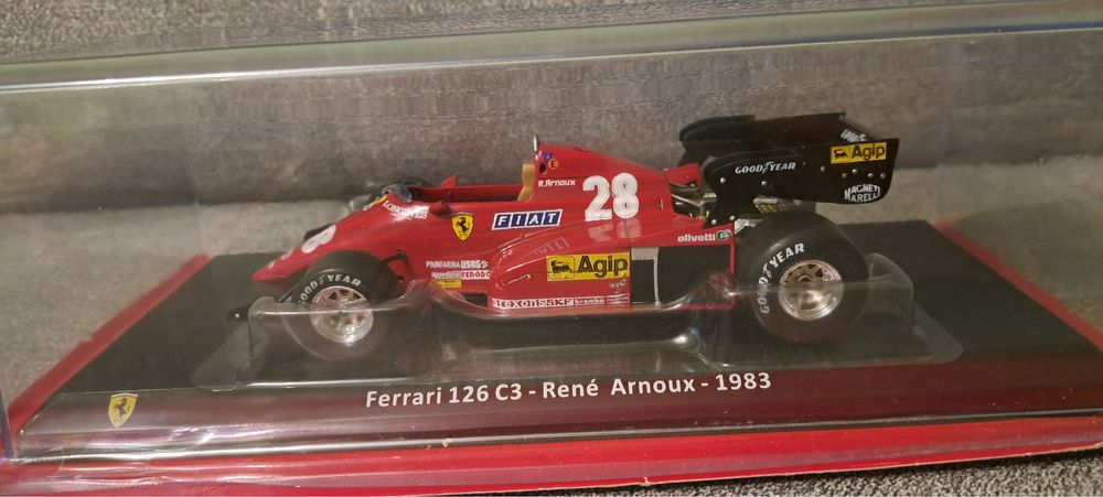 Ferrari 126 C3- Rene Arnoux-1983, deagostini