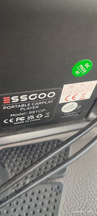 ESSGOO 991CP Автомобільний монітор 9" IPS – Carplay, Android Auto, Siri та Google Assistant