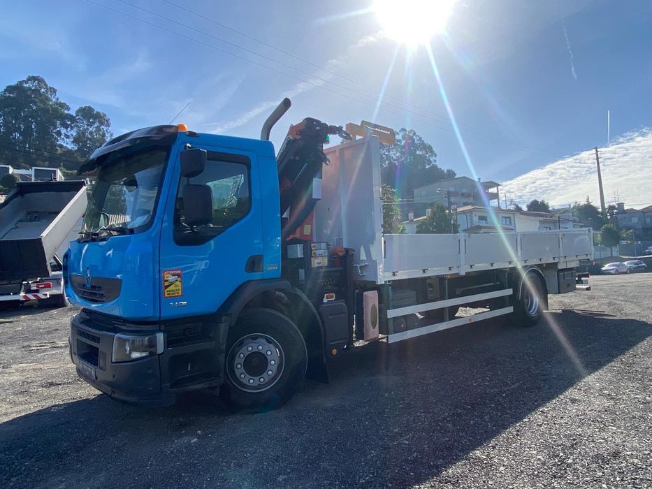 RENAULT PREMIUM 340 GRUA PALFINGER CAIXA TOP !!!