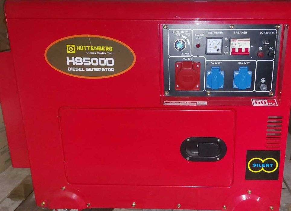 Дизельний генератор Hüttenberg H8500D 6.5 кВт