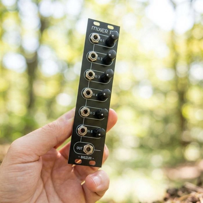 Mixer pasywny Bigzun P6 moduł eurorack syntezator modularny modular synth