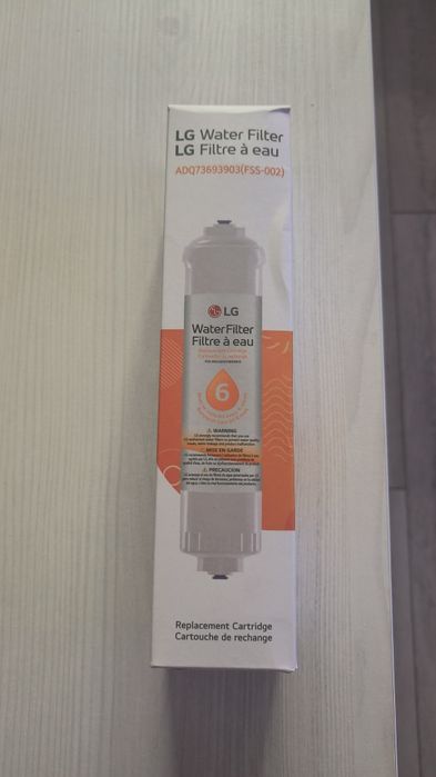 Zewnętrzny filtr wody do lodówki LG, model ADQ73693903
