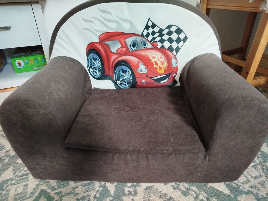 Sofa pufa dla dziecka jak nowa siedzisko