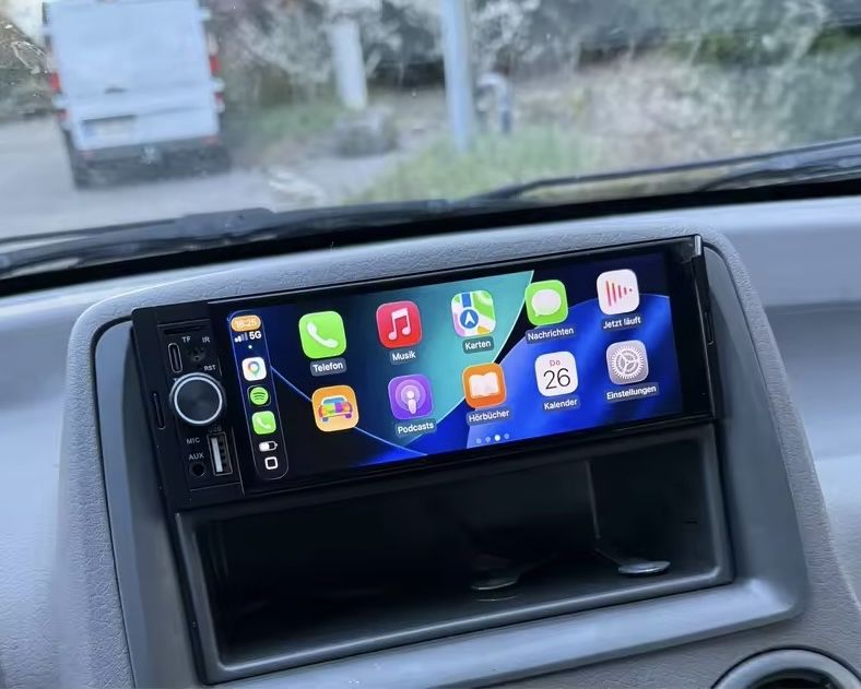 Auto Rádio Android 1Din UNIVERSAL 7” Touch,GPS, Carplay,Android Auto