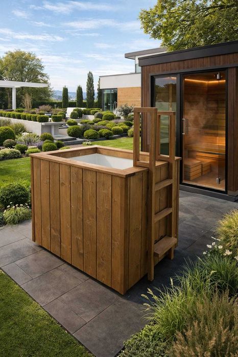 BALIA OGRODOWA Jacuzzi SPA Ruska Bania Hot Tub Drewniana do Ogrodu