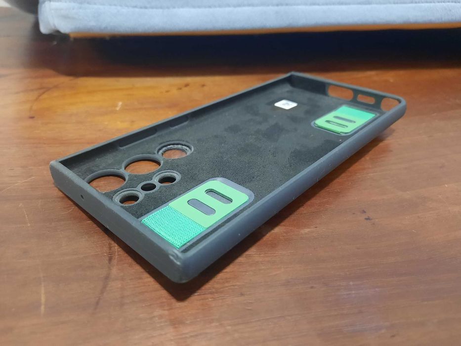 Capa de Silicone com Fita Genuina para Samsung Galaxy S23+