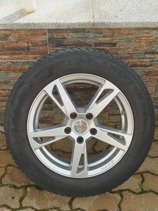 4 jantes 16" CARMANI MERCEDES 5*112 ET38 com pneus