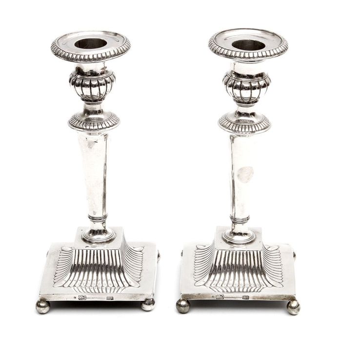 Taça de pé com tampa Art deco