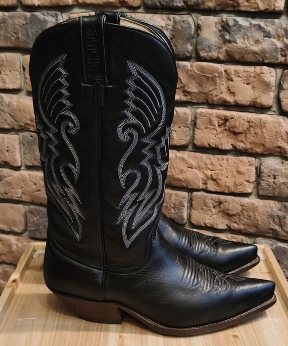 Kowbojki SANCHO skóra cowboy boots 44