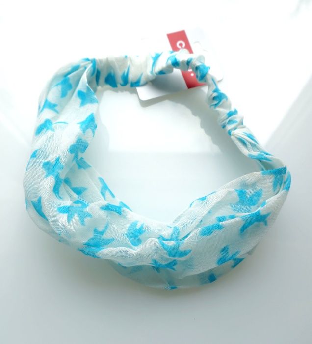 Opaska do włosów, chusta letnia - przewiewna