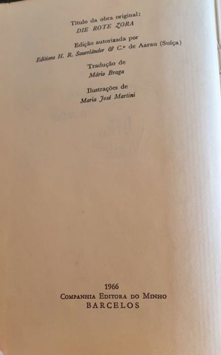 Livros antigos. Anos 50