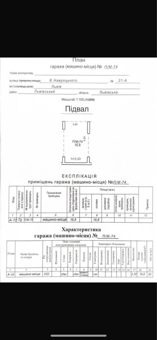 Паркомісце вул Навроцького 31а