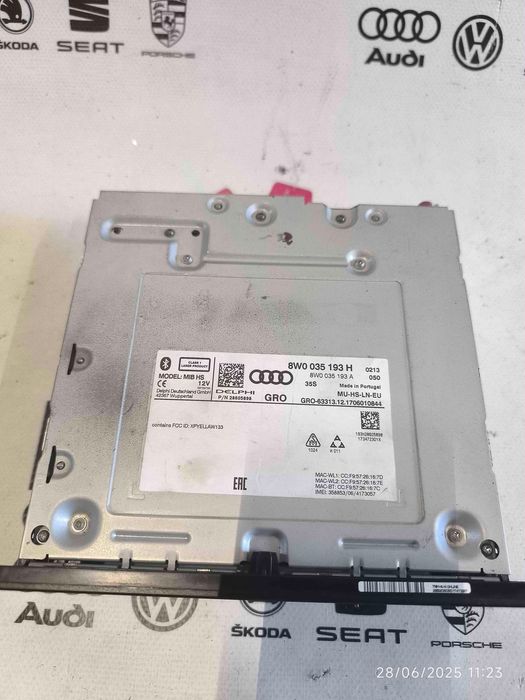 Rádio / Auto Rádio AUDI A4 B9 1.4 TFSI (110 kW / 150 cv) [08.2015 - 11.2019] 8W0035193H (OEM) | 8W0035193A (OEM) | 28605898 (OEM)