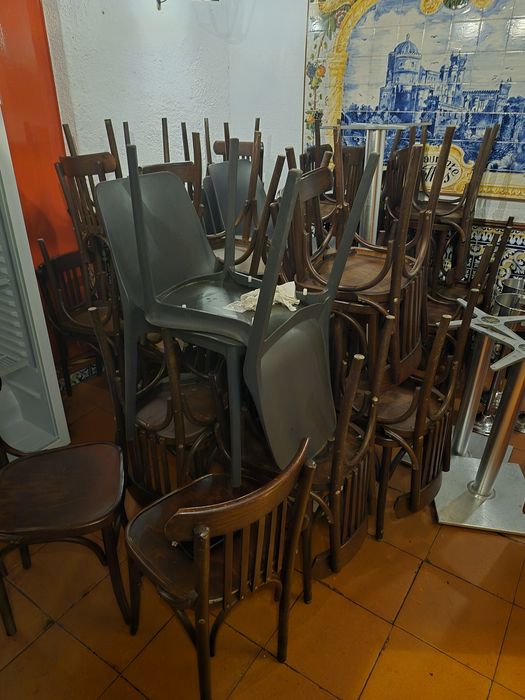 Mesas e cadeiras restauração/hotelaria