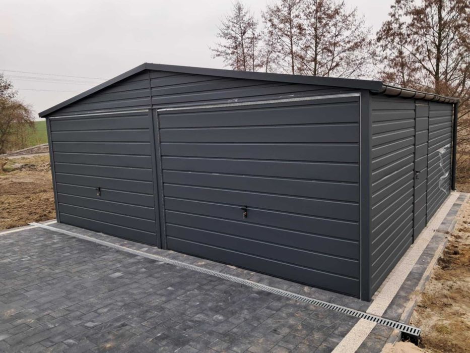 Garaż blaszany 6x5 WZMOCNIONY PROOFILAMI. PRODUCENT. Cała Polska