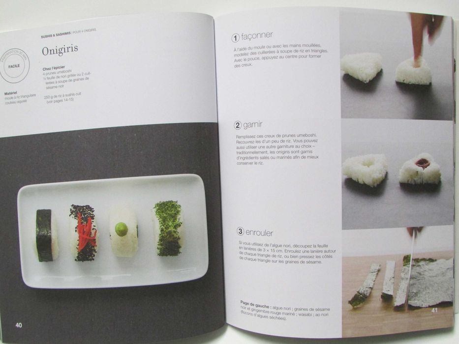 Livro culinária Japão: "Cuisiner japonais pas à pas" de Jody Vassallo