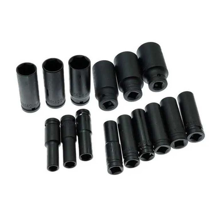 Набір ударних подовжених головок 1/2 10-32 мм.15 шт Falon-Tech FT2215