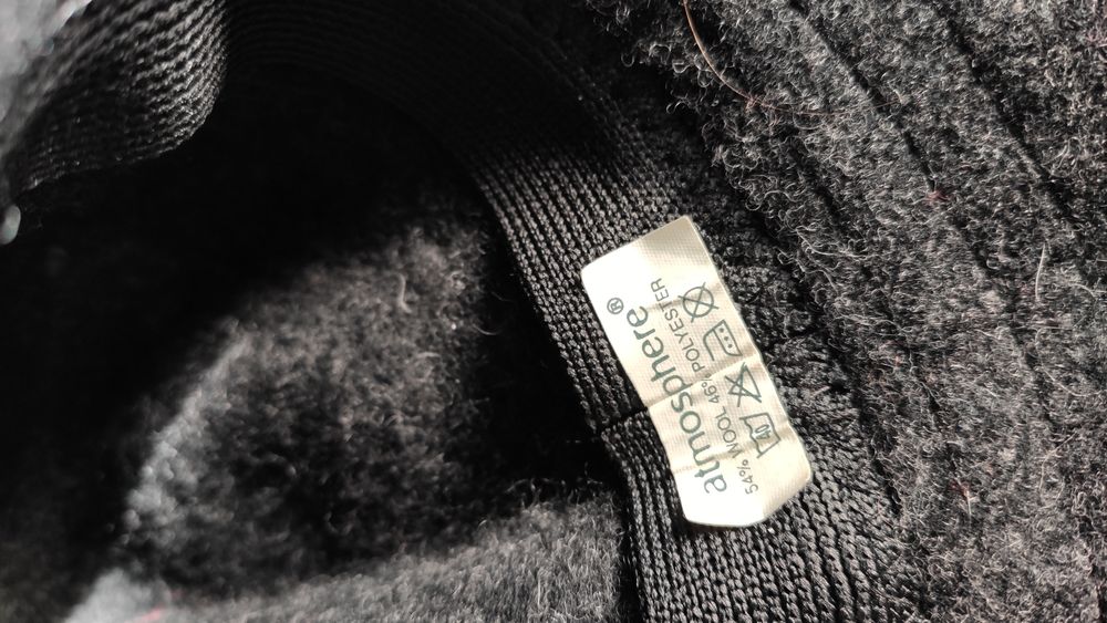 Kapelusz damski czarny h&m