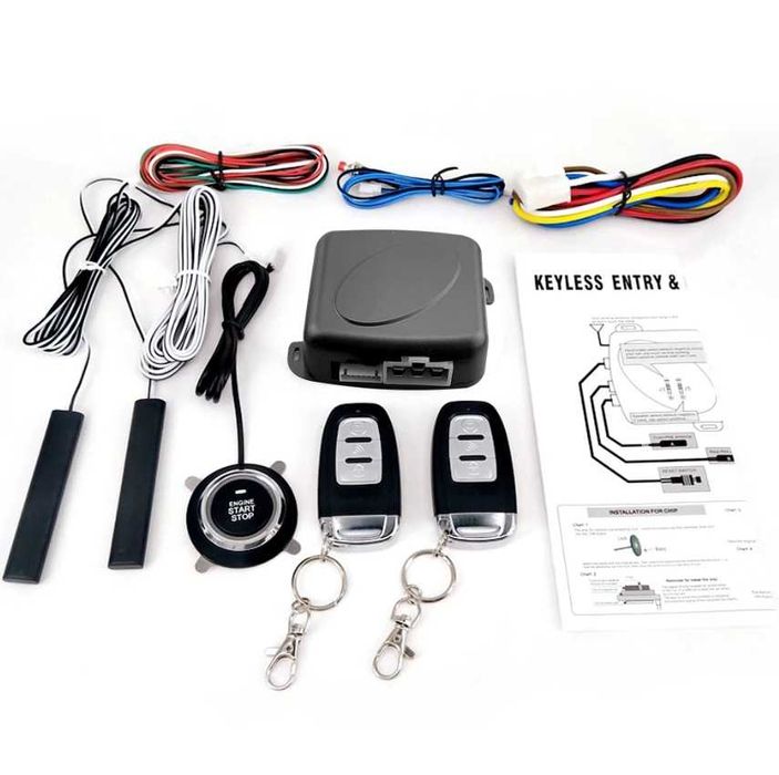 Кнопка старт стоп авто автосигналізація безключовий доступ запуск двиг