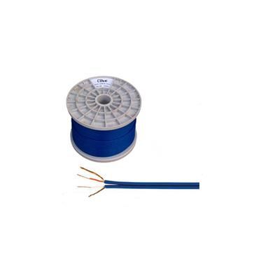 Kabel 2 x RCA 3mm 100m niebieski