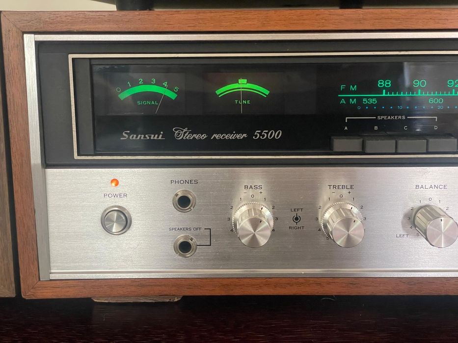Sansui5500 amplituner vintage legendarny
