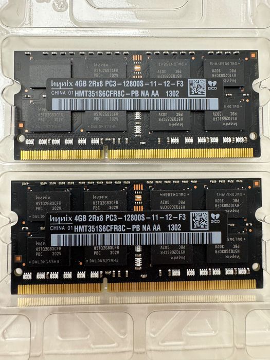 Memória RAM SK Hynix - 8GB (2x4GB) DDR3 PC3 12800s