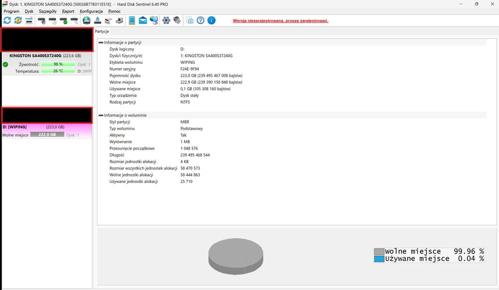 Laptop Asus n580v, 2x4GB RAM Samsung, 240GB SSD Kingston